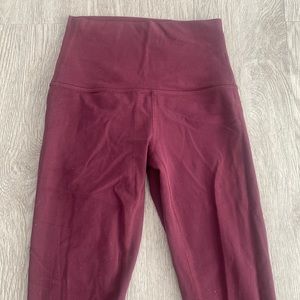 Eggplant Lululemon aligns